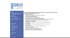 Desktop Screenshot of hydron-gmbh.de